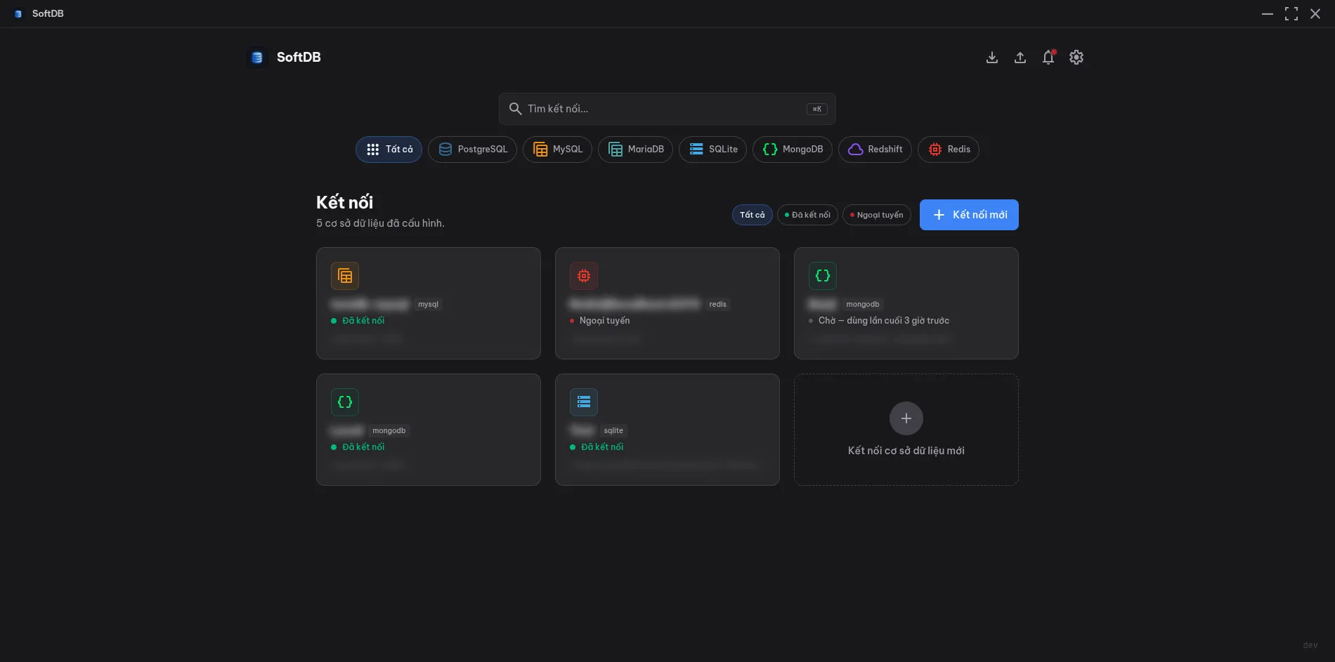 SoftDB Connection Hub